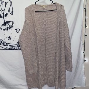 Cream soft cardigan